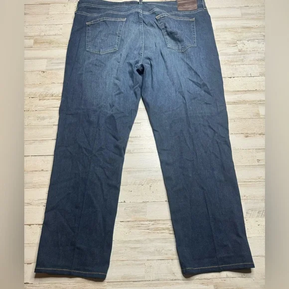 AG Adriano Goldschmied The Everett Blue Jeans Mens 42x32 (44x29) Slim Straight - Picture 11 of 11